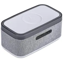 Serendipio Cumberland 10W Bluetooth Speaker Wireless Charger & Clock Back